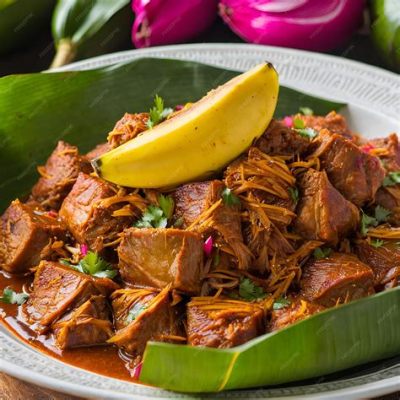  Cochinita Pibil:  Thịt heo nướng ủ trong lá chuối mang đến vị bùi béo khó cưỡng và hương thơm mê hoặc!